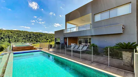 Casa com 5 dormitórios à venda, 600 m² por R$ 4.199.000,00 - Condomínio Fazenda Serrazul - Itupeva/SP