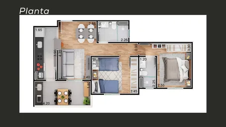 Apartamento com 2 dormitórios à venda, 61 m² por R$ 318.000,00 - Villa di Trento Residencial - Itu/SP
