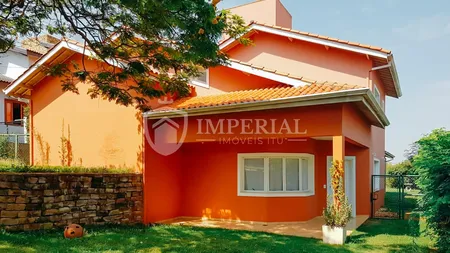 Casa com 4 dormitórios para alugar, 276 m² por R$ 7.105,69/mês - Condomínio Campos de Santo Antônio - Itu/SP