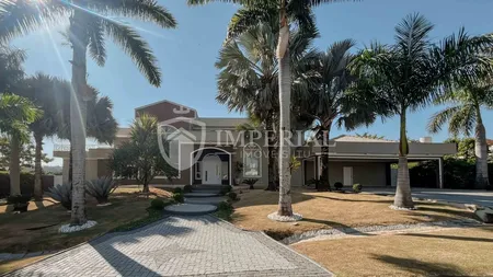 Casa com 5 dormitórios à venda, 1200 m² por R$ 4.800.000,00 - Condomínio Village Haras São Luiz - Salto/SP