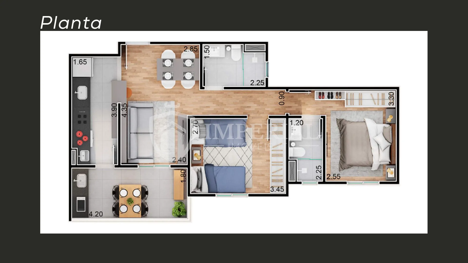 Apartamento com 2 dormitórios à venda, 61 m² por R$ 318.000,00 - Villa di Trento Residencial - Itu/SP